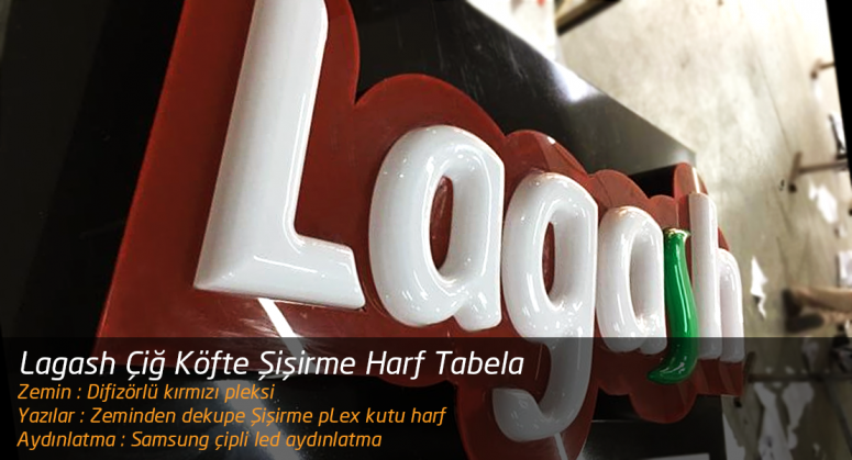 Şişirme Harf Reklam Tabelası