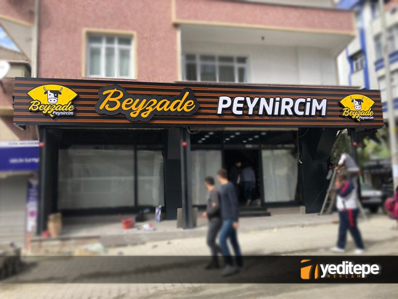 Beyzade Peynircim Işıklı Kutu Harf