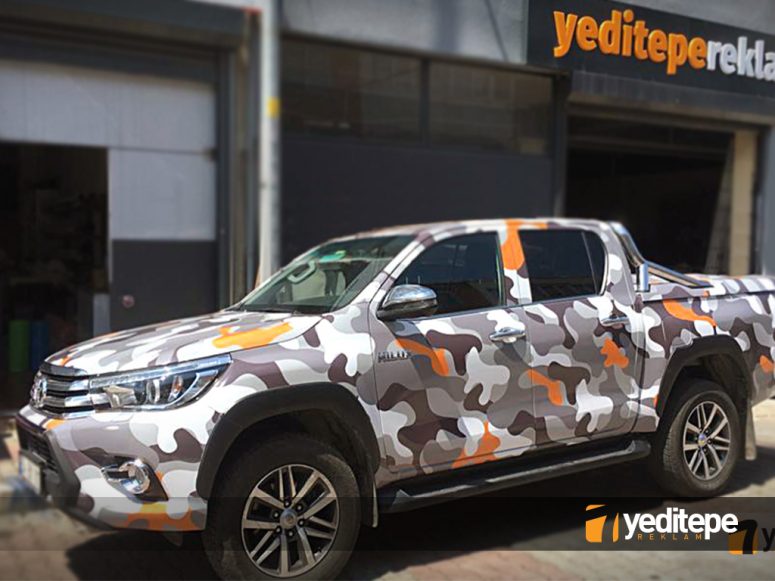 Araç Üzeri Kamuflaj Kaplama