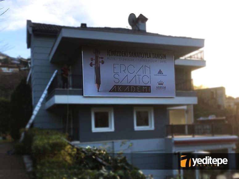 Ercan Sattçi vinil germe tabela