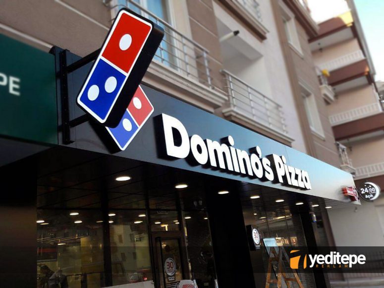 Dominos Pizza Işıklı Tabela