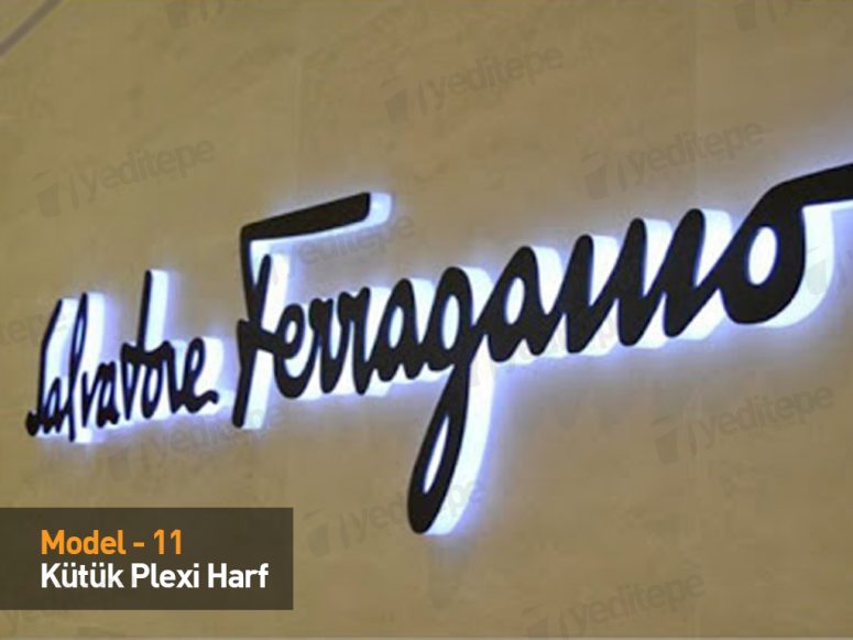 kütük plexi kutu harf