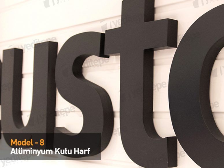 Alüminyum kutu harf