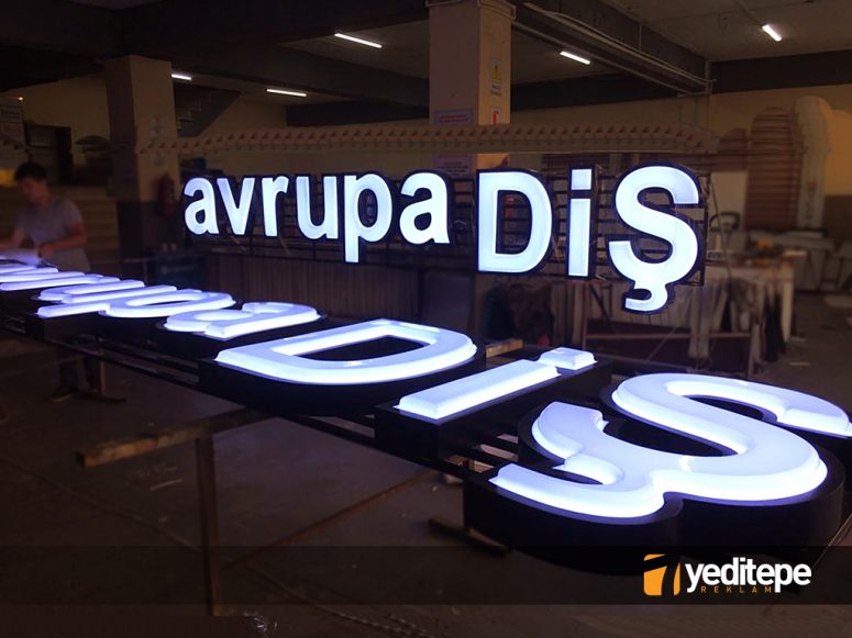 Avrupa Diş şişirme harf