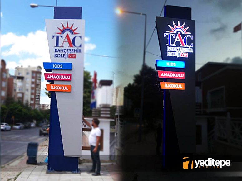 Taç Koleji Totem Tabela