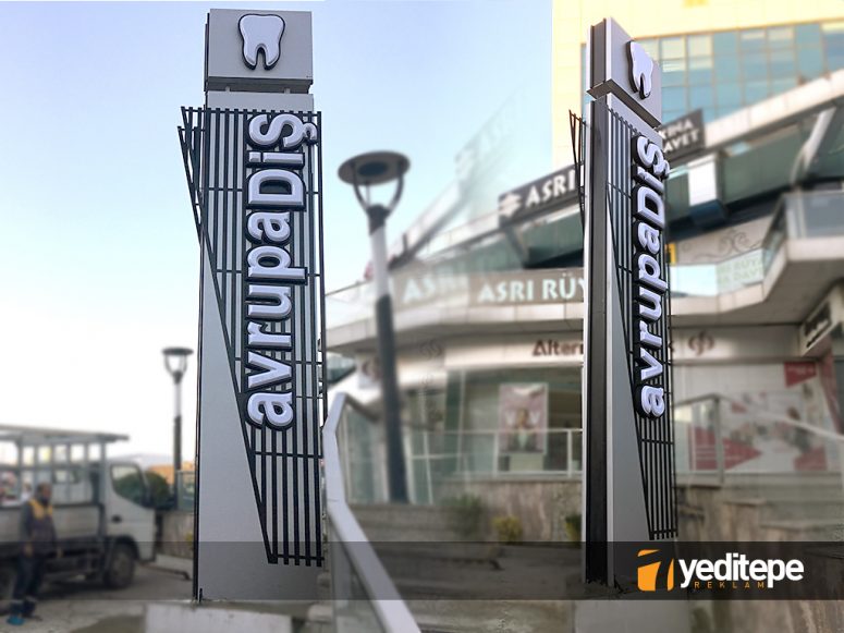 Avrupa Diş Totem Tabela