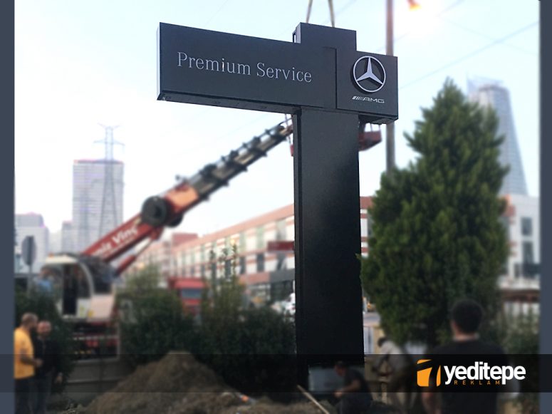 Yalçıntepe Çarşı Totem Tabela