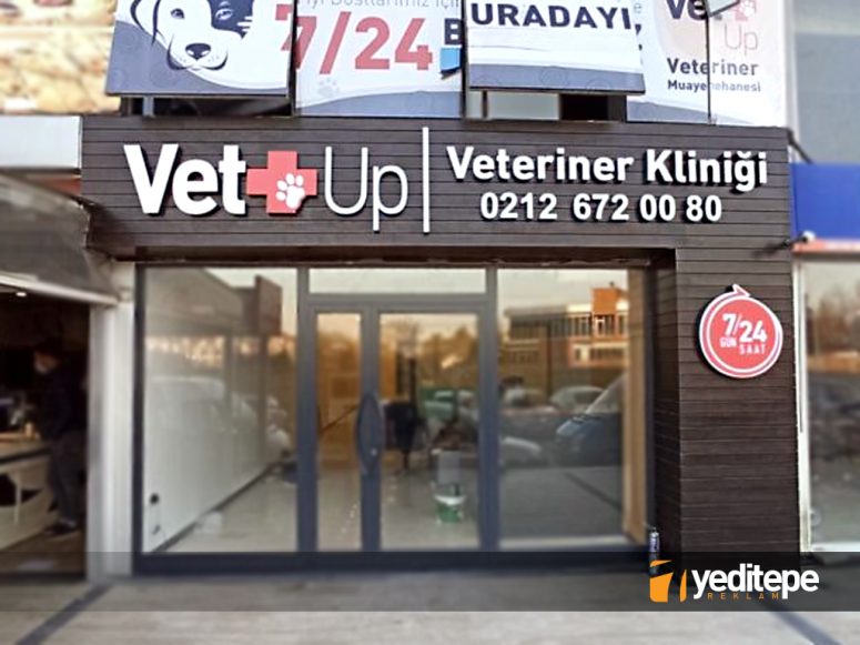 Vet Up Veterine Işıklı Kutu Harf