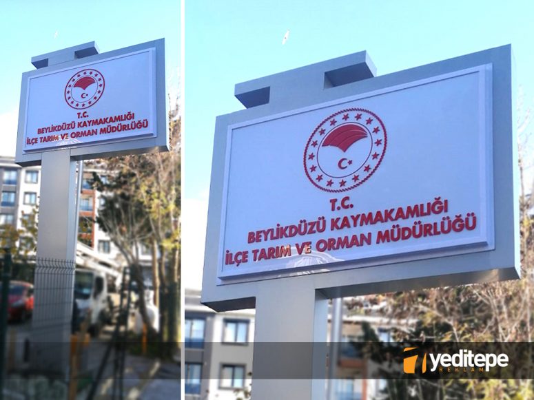 Beylikdüzü İlçe Tarım Totem Tabela