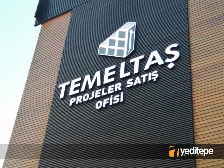 Temeltaş Işıklı Kutu Harfli Tabela